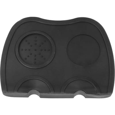Antislip Siliconen Koffiepoeder Tamper Mat Houder Hoek Tamping Pad voor Keuken Winkel Zwart black
