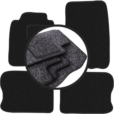 Velours Auto Vloermatten Voor Volvo 240 / 260 Stationwagen, Sedan (1974-1993) grijs