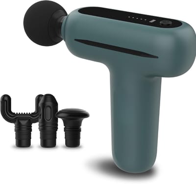 Nexvo® Massage Gun Professioneel – Massage Pistool - Massage Apparaat - Groen - 13cm x 5cm x 15cm