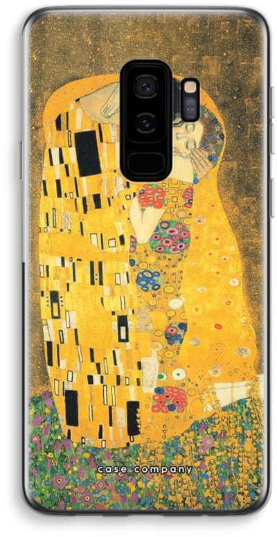 Case Company® - Hoesje geschikt voor Samsung Galaxy S9 Plus hoesje - Der Kuss - Soft Cover Telefoonhoesje - Bescherming aan alle Kanten en Schermrand