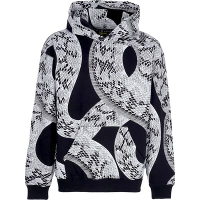 Hoodie Man Boa Hoodie zwart