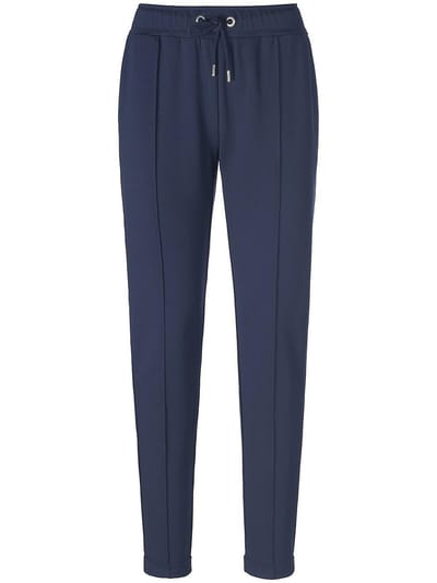 Joggingbroek elastische band Van Peter Hahn blauw