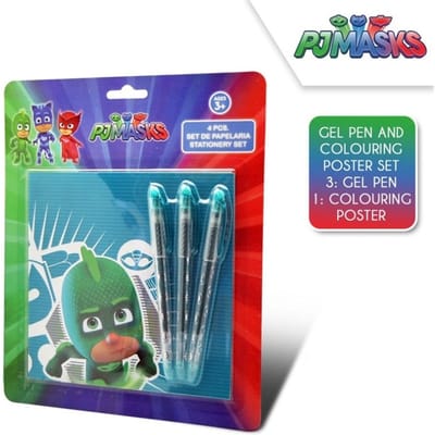 PJ Masks 4 Delige Schrijfwarenset