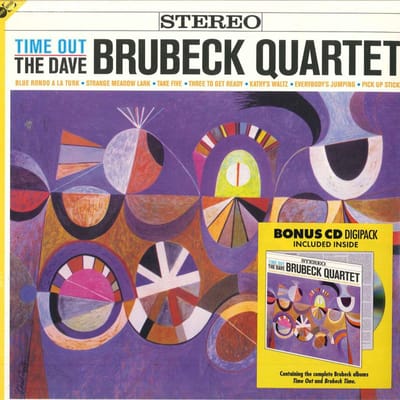 Disque LP DAVE BRUBECK QUARTET - Time Out 77011 Groove Replica 2020 Europe Jazz
