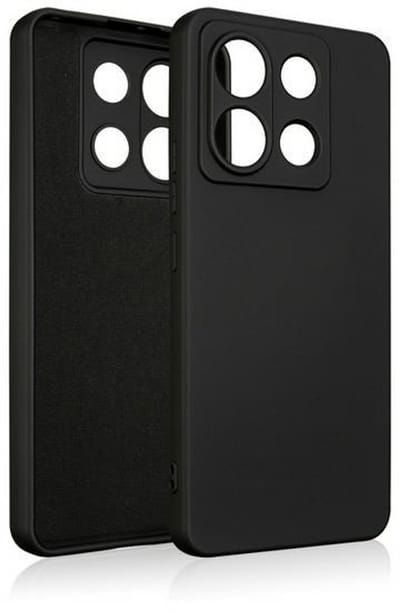 Beline Silicone - Hoesje voor Poco X6 - Zwart - Siliconen
