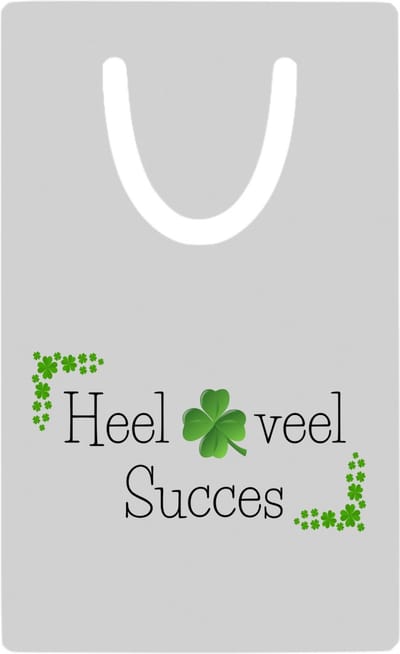 Hacebo® - Heel veel succes metalen boekenlegger - Collega - werknemers - Bedankje - Cadeautje voor collega - kado - afscheids cadeau Bladwijzer boekenleggers - 7.6 cm x 5cm