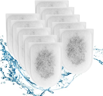 Vervangingsfilterpads voor EasyCrystal Aquariumfilter - 10 stuks met actieve kool en zeoliet, ideaal voor helder water en optimale filtratie