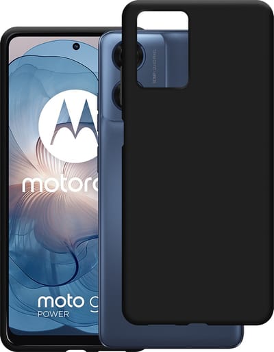 Cazy hoesje geschikt voor Motorola Moto G04 / G04s / G24 / G24 Power Hoesje Siliconen - Flexibele Case - Zwart