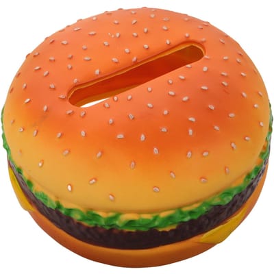 Burger Tissuebox Keukendoosjes Opbergdozen Bureau Decor Kantoor Containerhouders Retro Slaapkamer Servet orange
