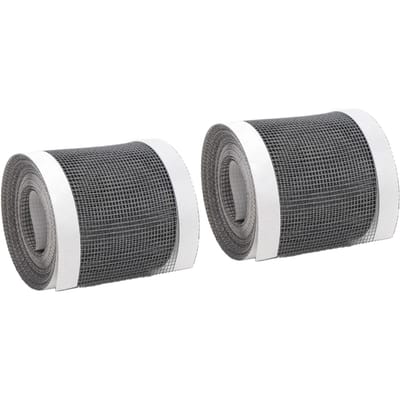 2 Rouleaux Attrape-Cheveux de Douche Découpeable Maille Autocollants Couvre-Bonde de Douche Anti-Obstruant Sol