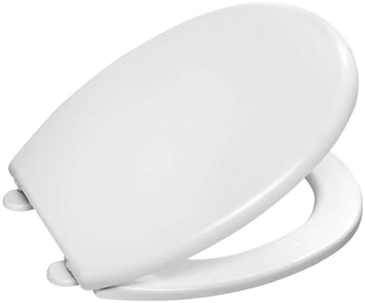 Aqualine Fixet Toiletzitting, wit