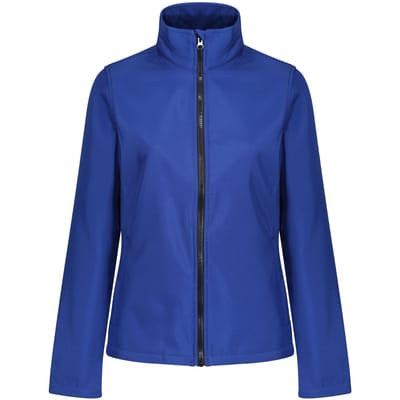 Regatta Opvallende Dames/dames Ablaze Afdrukbaar Soft Shell-jasje (Koningsblauw/zwart)