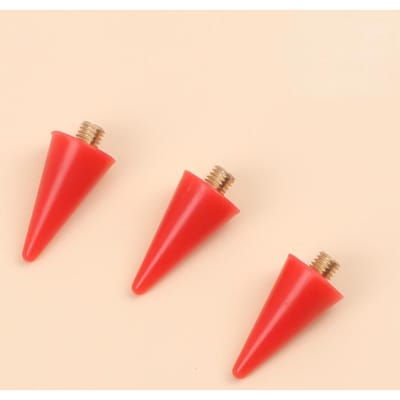 3 stuks Nail Dotting Wax Pen Vervangbare kop Kralen Strass Edelstenen Picker Dotting Pen Manicure Nail Art Gereedschap rood