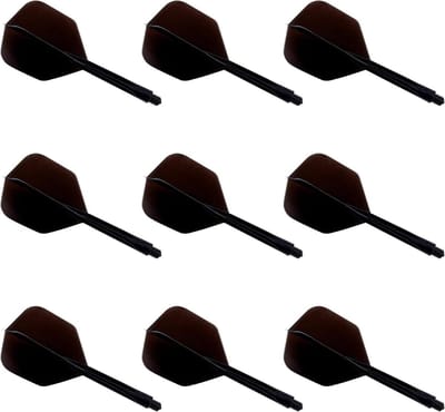 Dart Accessoires Kit - Vluchten Assen - Darts Verbeteren - Geïntegreerd Ontwerp - 27 Stuks - Zwart