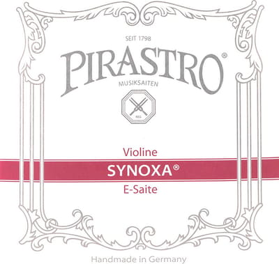 Pirastro P310421 violin string E-1 medium, ball end, silvery steel