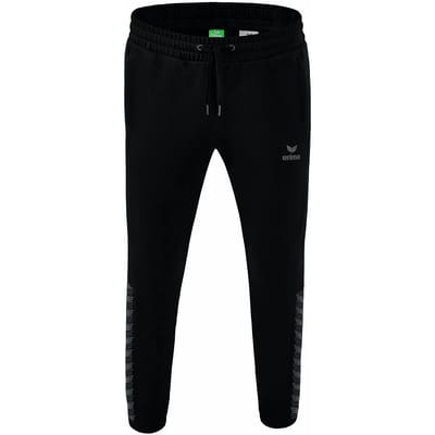 Erima Essential Team Sweatbroek Kinderen - Slate Grey / Zwart | Maat: 140