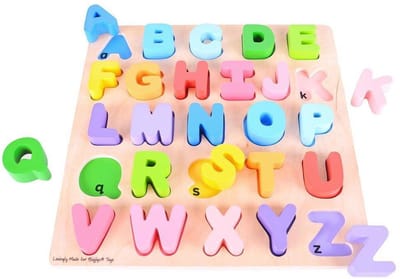 Bigjigs Wooden Alphabet Puzzle 26pcs.
