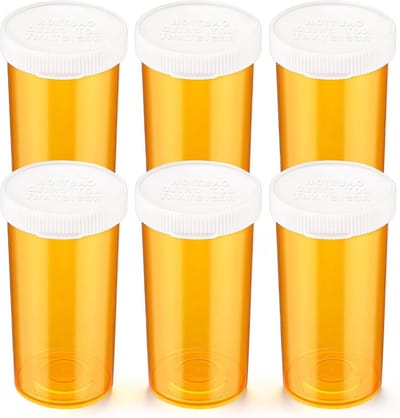 Lege plastic pillendoosjes - Medicijndozen met kliksluiting - Transparante medicijncontainers