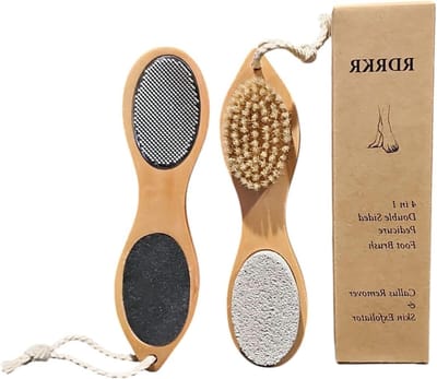 Puimsteen Voetvijl - Voetreiniger Kit - Voeten Reinigen - 4 in 1 Dubbelzijdig - 20.32 x 5.08 x 2.54 cm