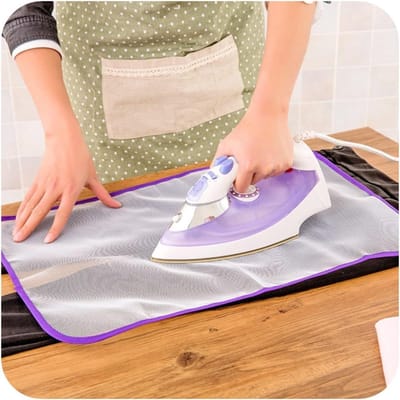 Strijkdoek Bescherming - Strijkgaas Mat - Kleding Beschermen - Herbruikbaar Wasbaar - 40 x 60 cm - Willekeurige Kleuren