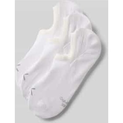 Calvin Klein heren 6P footies basic logo wit