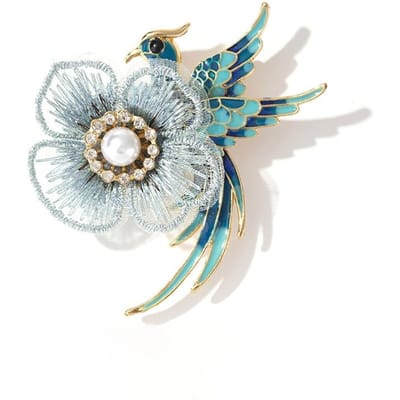 Vintage Elegante Vrouwen Klassieke Hanger Lotus Crystal Broches Badges Prachtige Dame Glanzende Plant Strass Party Pins Sieraden