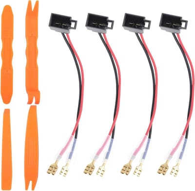 Auto luidsprekeradapter set - DIN compatibel met diverse automerken - Universeel gebruik - Auto audio accessoires - Eenvoudige installatie