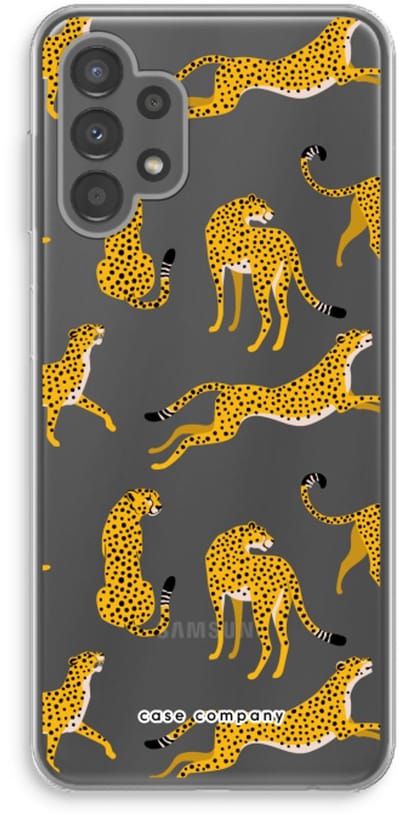 Case Company® - Hoesje geschikt voor Samsung Galaxy A13 4G hoesje - Luipaard - Soft Cover Telefoonhoesje - Bescherming aan alle Kanten en Schermrand