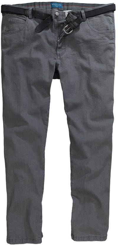 Boston Park - Heren - Jeans swing pockets - Grijs denim - Maat 52