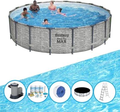 Bestway - Zwembad Steel Pro MAX - Zwembadpakket - 549x122 cm