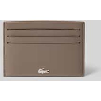 LACOSTE Leren Kaarthouder FG Credit Card Holder Morel Taupe
