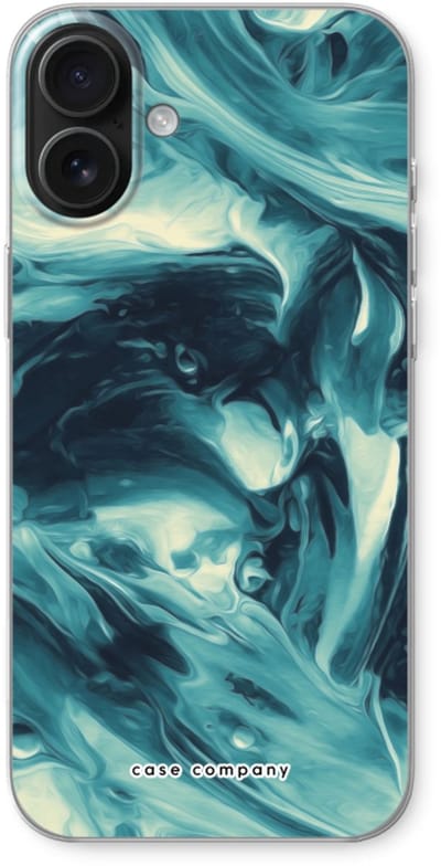 Case Company® - Hoesje geschikt voor iPhone 16 Plus hoesje - Dreaming About Whales - Soft Cover Telefoonhoesje - Bescherming aan alle Kanten en Schermrand