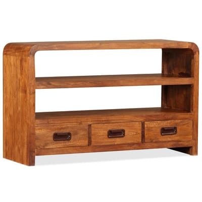 vidaXL - Tv-meubel - 90x30x55 - cm - massief - acaciahout