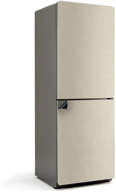 Wallfluent Magnetische Koelkastmat - Beige Koelkast Magneet Sticker - 70 cm x 190 cm - Beige Magnetische Koelkastmat - Magnetisch Koelkastaccessoire - Magnetische Koelkastbescherming - Keuken Decoratie Magneet