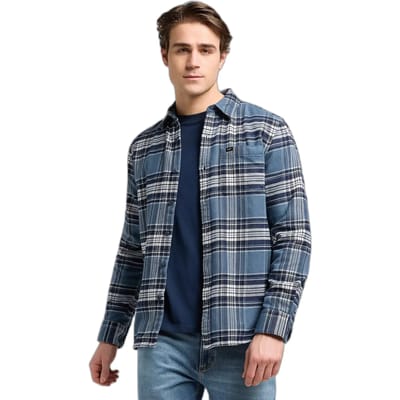 Lee Mercantile Overhemd Met Lange Mouwen Blauw S Man