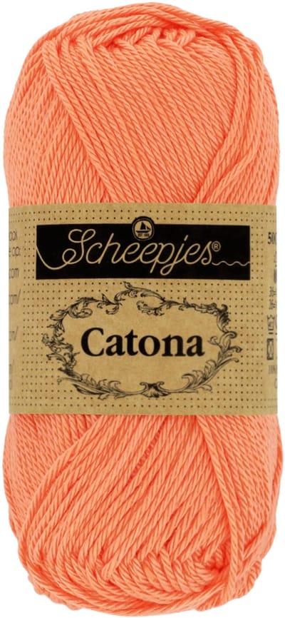 Scheepjes Catona 50 gram - 410 Rich Coral