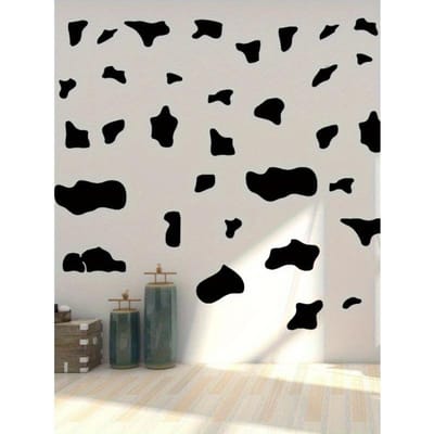 Sticker Mural DIY Couleur Unie Pour Décoration de Maison Amovible Designs Variés Vêtements Assortis Parent Enfant Stickers Décalcomanie Murale Vinyle Décorations de Maison one-size noir