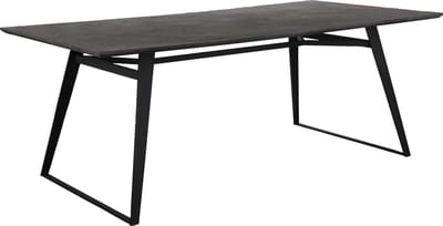 Fuji-Eettafel - Bruingrijs/Zwart