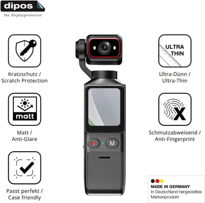 dipos – 4x Matte Beschermfolie geschikt voor IKLOOCQ WH129S3 | Krasbestendige & antireflecterende Screenprotector Ultra-Thin