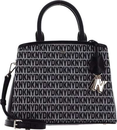 DKNY Schoudertas Handtas Paige MD Satchel Logo / Black Zwart