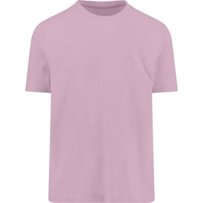 Fynch-Hatton T-Shirt Sanforized Cotton Crew Neck Magnolia / male