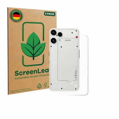 2 Stuks Screenprotector voor Nothing Phone (3a) Lite (Achterkant) - Hoogwaardige Beschermfolie transparant