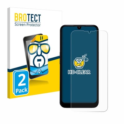 BROTECT - Screenprotector voor Doro 8200 - Folie Beschermfolie transparant 2 Stuks