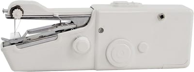 Handnaaimachine - Kleine naaier - Snel repareren - Draadloos compact - 21 cm - Wit
