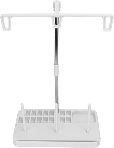 Garen Organizer - Spoelhouder - Naaien Quilten - Houdt 3 Spoelen - 15 Coils - Wit