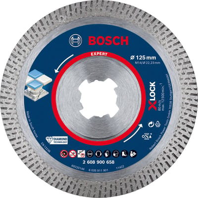 Bosch X-LOCK diamantdoorslijpschijf Beste voor hard keramiek 125 ...
