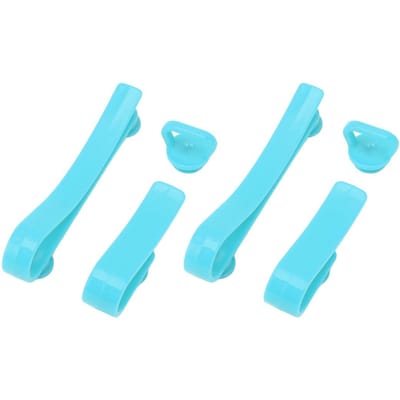 Plastic Strandtas Haken Accessoires voor Bogg Tassen Inzet Charm Schattige Bekerhouder Connector Sleutel blauw