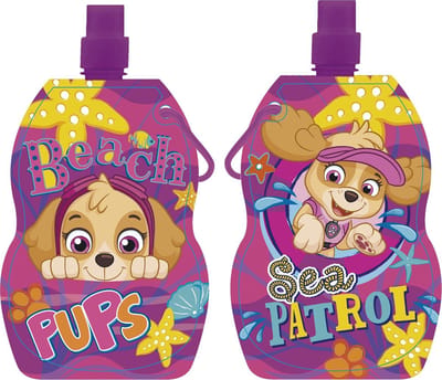 Schoolbeker Opvouwbaar - Paw Patrol - 500 Ml - Paars - Bidon - Drinkfles - Nickelodeon