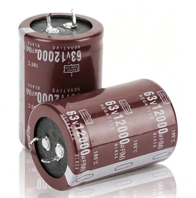 2 Stuks 63V 12000uF Audio Capacitor - HIFI Elektrolytische Condensatoren voor Geluidssystemen en Versterkers