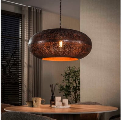Hanglamp Cielo 1L Ø68 - Antiek koper - 68x68x150 cm